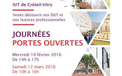 ACTU PARTENAIRE : Journée portes ouvertes à l’IUT CRETEIL VITRY